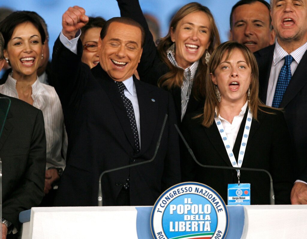 From black boots to pastel suits, Italian premier’s wardrobe evolves with her politics
