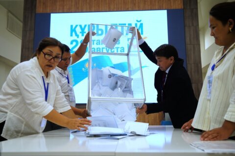 Kazakhstan’s pro-government party wins parliamentary election, boosting president’s grip on power