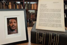 letter with portrait of MLK
