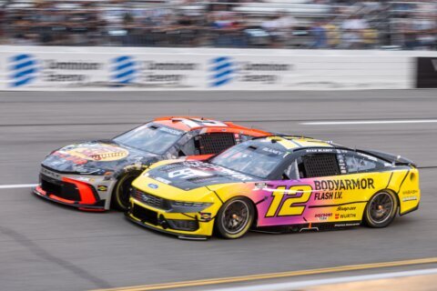 Joey Logano holds off Chase Briscoe to win NASCAR race at Richmond