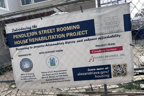 Historic Pendleton Rooming House in Alexandria undergoing much-needed renovation