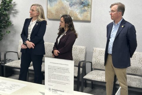 Spanberger touts progress keeping insulin, prescriptions affordable during tour of Northern Va. health clinic