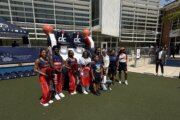 Wizards back-to-school party at Powell Bilingual Elementary School