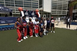 Wizards back-to-school party at Powell Bilingual Elementary School