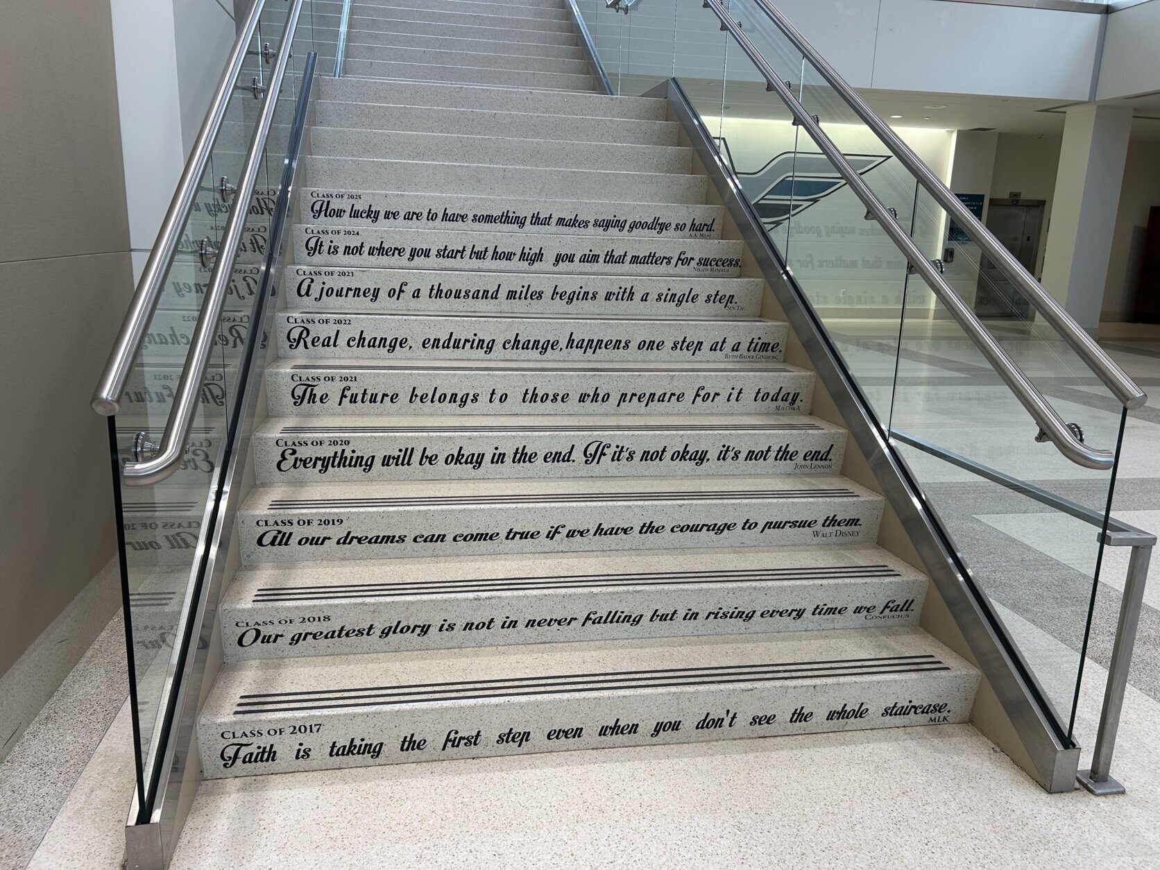 Skyview High School stairs