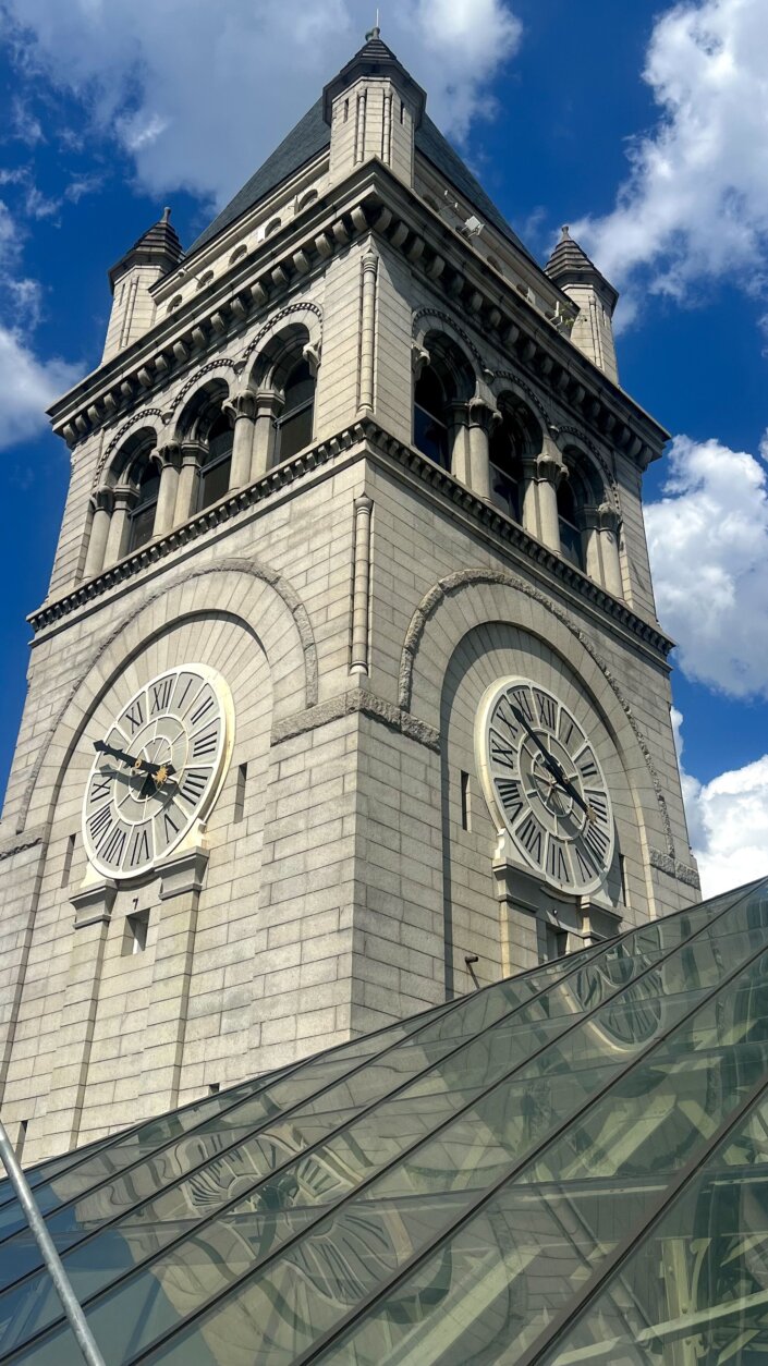 Waldorf Astoria clock tower