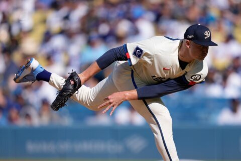 Skubal shakes off 3-run first inning, then settles in to dominate for his 1st win as a Dodger