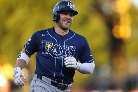 Walls HRs from both sides of the plate for 2nd time in his career as Rays beat A’s 12-4