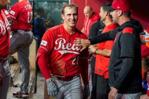 Reds’ Bleday hits for cycle in 1st 4 at-bats against Diamondbacks