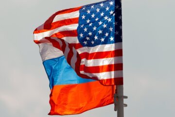 US Russia American Held