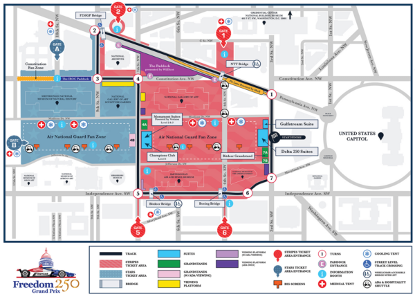 Freedom 250 Grand Prix Map
