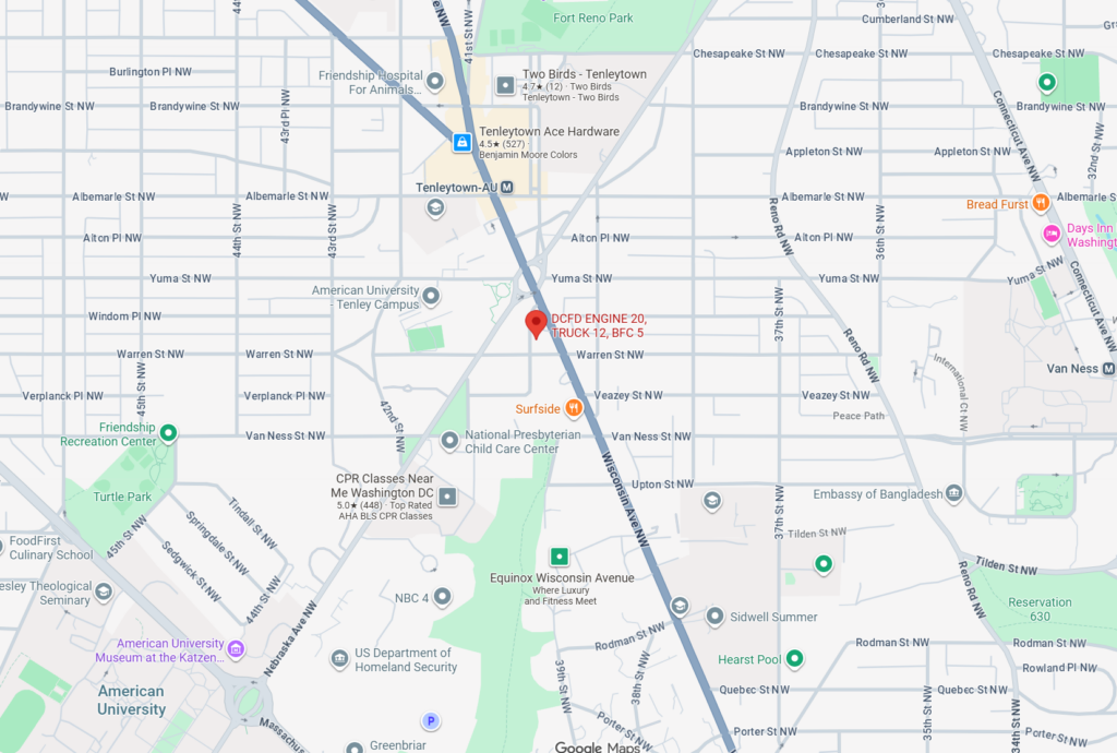 a google map screenshot