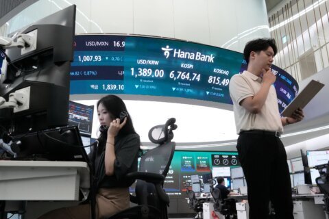 Asian shares are mixed following Wall Street losses as US Treasury’s moves fail to calm markets