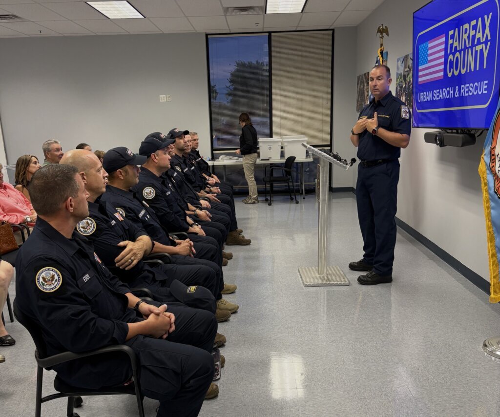 Fairfax County firefighters come home after assisting Colombia earthquake victims