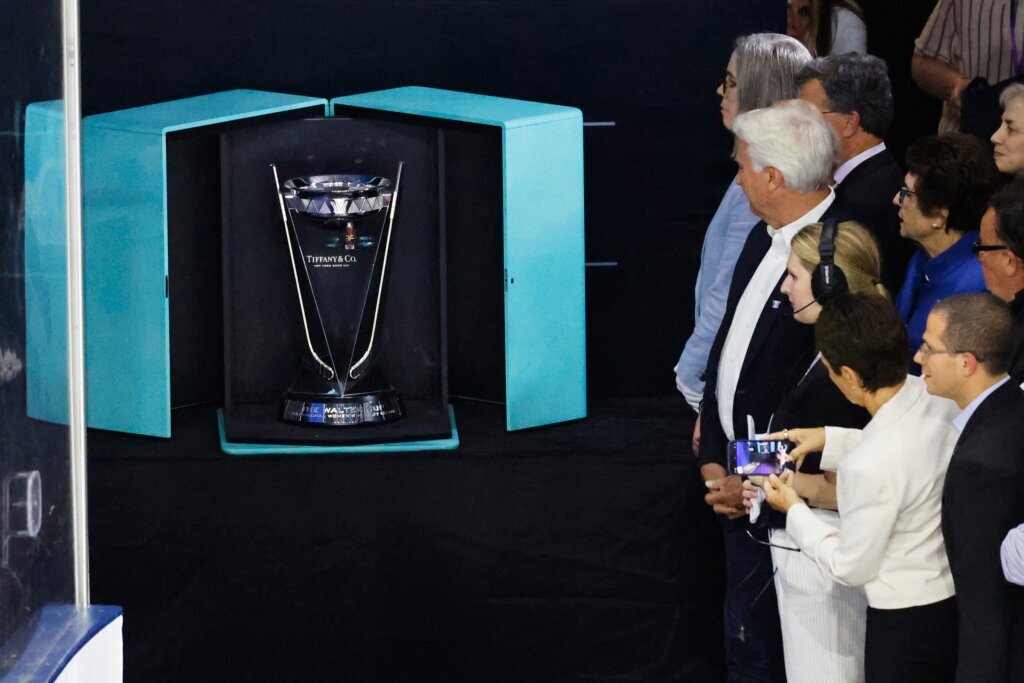The PWHL’s Walter Cup championship trophy went missing while in transit to Alberta, league tells AP