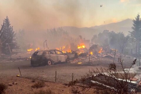 Evacuations ordered in rural Texas as wildfire mushrooms within hours
