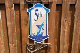 The 5th Street boardwalk street sign is up for auction.