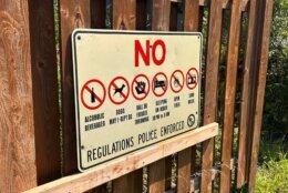 A regulatory sign for Ocean City is up for auction.